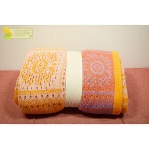 -Cozy Bliss Checkered Teen Treasured Knit 50x60" Throw Blanket Red/Purple*#